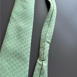 Green Patterned Men's Tie